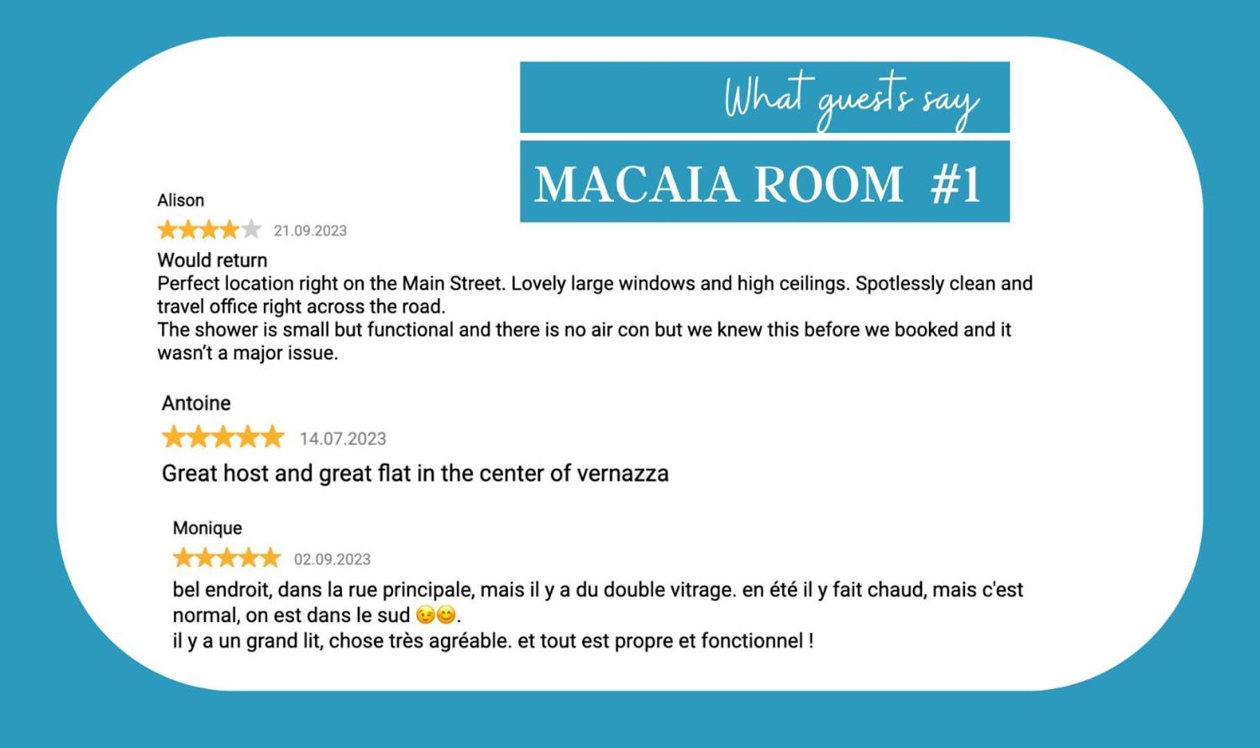Macaia Room #1 With Ac Vernazza Exterior foto